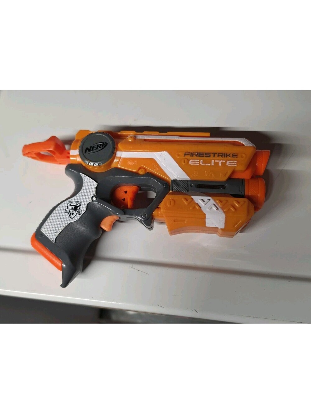 NERF N-Strike Elite Firestrike Dart Blaster Orange/Gray, Ages 8+ (A9309)